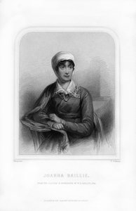 Joanna Baillie, skotská básnířka a dramatička, 1870 od H. Robinson
