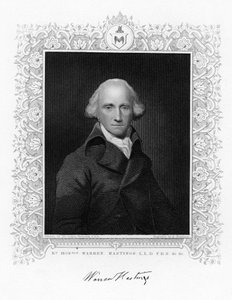 Warren Hastings, první generální guvernér Britské Indie, 19. století.