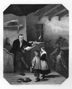 Gysbert Japiks, fríský spisovatel, básník, učitel a kantor ze 17. století, c1870