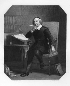 Joost van den Vondel, holandský básník a dramatik 17. století, kolem roku 1870.