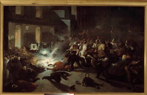 Pokus o atentát na Napoleona III. Felice Orsini v Paříži 14. ledna od H. Vittori Romano