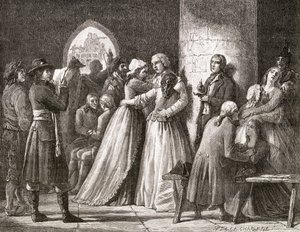 Appeal of the Condemned, 1794, z „Histoire de la Revolution Francaise“ od Louise Blanca (1811-82), vyryl Paul Jonnard († 1902) 1847-62 od H. de la Charlerie