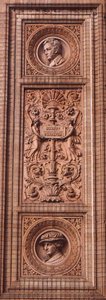 Detail fasády Hamburger Kunsthalle (foto) od H. v. d. Schirrmacher G. T. and Erbe A. Hude