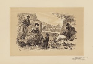 Náčrty od moře, č. 6, Není to špatný odhad (rytina) od Hablot Knight (1815 92) Browne