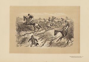 The Tumbletown Steeple-Chase, No. 7, The Lane (rytina)