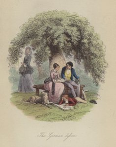 Ilustrace pro Lewis Arundel aneb The Railroad of Life od Franka E Smedleyho (barevná rytina) od after Hablot Knight Browne