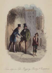 Ilustrace pro Lewis Arundel aneb The Railroad of Life od Franka E Smedleyho (barevná rytina)