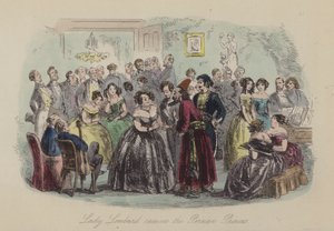 Ilustrace pro Lewis Arundel aneb The Railroad of Life od Franka E Smedleyho (barevná rytina) od after Hablot Knight Browne