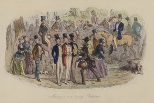 Ilustrace pro Lewis Arundel aneb The Railroad of Life od Franka E Smedleyho (barevná rytina) od after Hablot Knight Browne