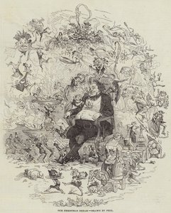 Náš vánoční sen (rytina) od after Hablot Knight Browne