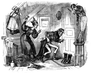 „The Old Curiosity Shop“ od Charlese Dickense od Hablot Knight Browne