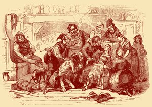„The Old Curiosity Shop“ od Charlese Dickense od Hablot Knight Browne