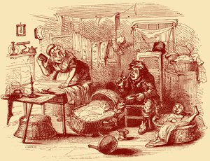 Charles Dickens „The Old Curiosity Shop“ od Hablot Knight Browne