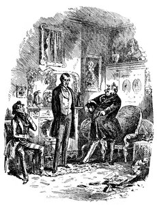 Dombey & Son od Charlese Dickense od Hablot Knight Browne