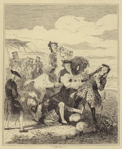 Campbell zastřelil hraběte z Eglintonu od Hablot Knight Browne