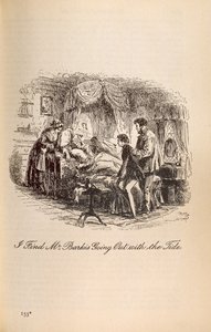 Najdu pana Barkise, jak jde s přílivem, od Davida Copperfielda od Charlese Dickense (1812-70) od Hablot Knight Browne