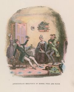 Ilustrace pro Nicholase Nicklebyho od Hablot Knight Browne