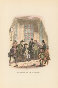 Ilustrace pro Pickwick Papers od Hablot Knight Browne