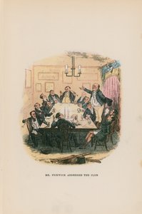 Ilustrace pro Pickwick Papers od Hablot Knight Browne