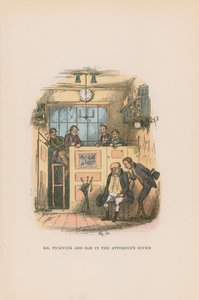 Ilustrace pro Pickwick Papers od Hablot Knight Browne