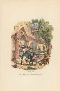 Ilustrace pro Pickwick Papers od Hablot Knight Browne