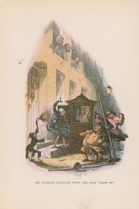 Ilustrace pro Pickwick Papers od Hablot Knight Browne