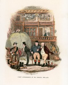 Ilustrace pro Pickwick Papers od Hablot Knight Browne