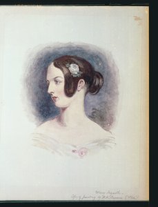 Mary Hogarth, cca 1890 (wc na papíře) od Hablot Knight Browne