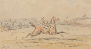 Dostih point-to-point od Hablot Knight Browne