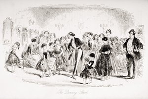 Taneční škola, ilustrace z 