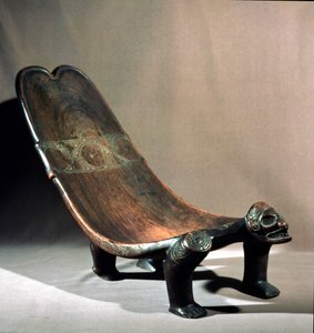 Obřadní sídlo Duho, Taino, Republika Haiti, 15. století (dřevo)