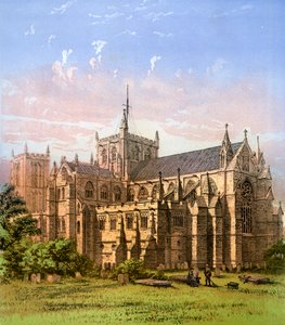 Katedrála Ripon, Yorkshire, c1870