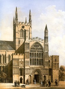 Rochesterská katedrála, Kent, c1870.