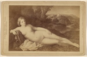 Palma Vecchio: Venuše. Drážďanská galerie. od Hanns Hanfstaengl