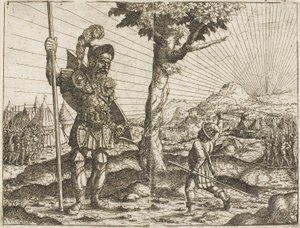David a Goliáš od Hanns Lautensack