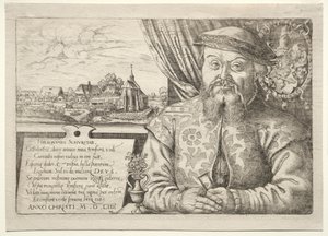 Hieronymus Schurstab, starosta Norimberku od Hanns Lautensack