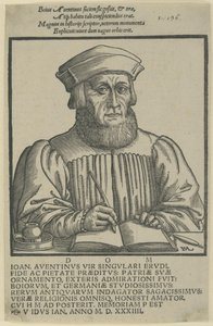 Ioannes Aventinus - dedicatio Annalium Boiorum od Hanns Lautensack