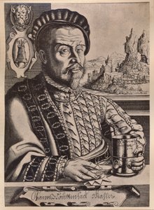 Hans Sebald Lautensack , německý grafik, kreslíř a medailér, 16. století 1894