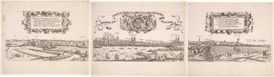 Panoramatický pohled na Norimberk, 1552.
