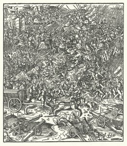 Bitva u Guinegate, Francie, 7. srpna 1479 (rytina)