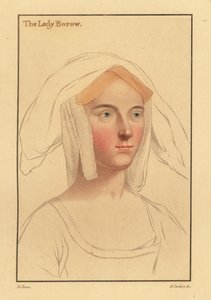 Alice London nebo Catherine Clifton nebo Catherine Parr., 1812 (rytina) od Hans (after) Holbein the Younger