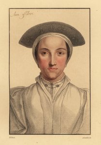 Anne of Cleves nebo Amalia of Cleves., 1812 (rytina)
