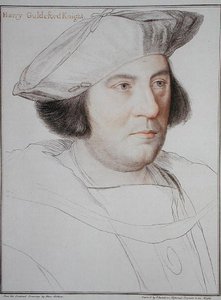 Portrét Harryho Guldeforda († 1532) vyrytý Francescem Bartolozzim (1727-1815) 1792 (rytina) od Hans (after) Holbein the Younger