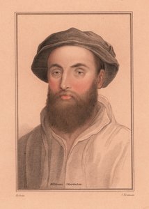Sir William Sharington, anglický dvořan krále Jindřicha VIII., 1812 (rytina) od Hans (after) Holbein the Younger