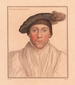 Thomas Howard, hrabě ze Surrey., 1812 (rytina) od Hans (after) Holbein the Younger