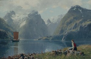 Z Balestrand (olej na plátně)