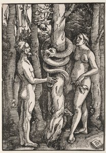 Adam a Eva, c. 1514. od Hans Baldung