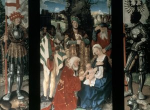 Klanění tří králů, 1507 od Hans Baldung