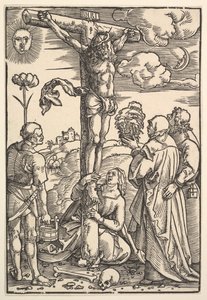 Kristus na kříži s Pannou a svatými Longinem, Marií Magdalenou a Janem, 1505. od Hans Baldung