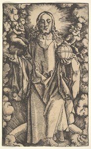 Kristus s glóbem, 15.-16. století. od Hans Baldung